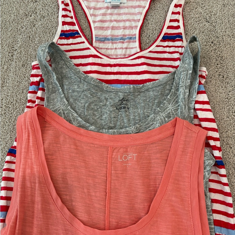 LOFT Tank Top Bundle, Sz Small - Picture 3 of 7